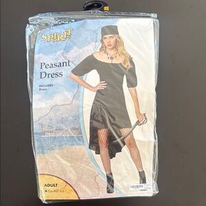 Spirit Black Peasant or Pirate Dress